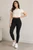 Fifth Avenue Womens Basic Cotton Leggings - Black