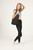 Groove Women’s Zip Waistband Detail Yoga Pants AMYP11