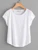 Fifth Avenue Women's Plain Dolman T-Shirt - White