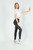 Women's Mesh Panel Detail Active Wear Leggings - WAL195