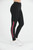 Women's Mesh Panel Striped Detail Active Wear Leggings - WAL185