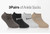 3 Pairs Sports Ankle Socks Export by Zeej