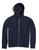 Navy Blue Premium Fleece Zip Hoodie by Tee Tall