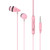 UiiSii F108 In-Ear Headphones - Pink