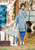 Al Karam LAWN 3 PIECE - CHIFFON WITH EMBROIDERY Design SS-133-Blue