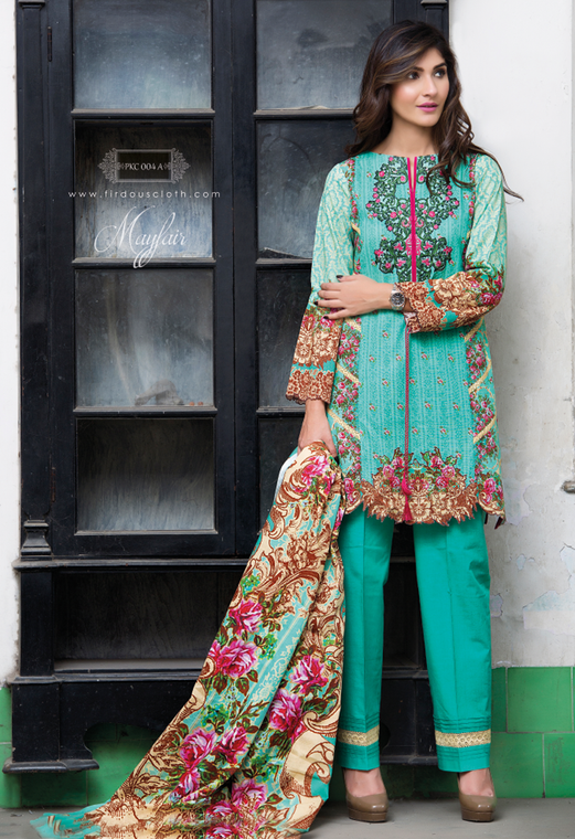 Firdous Premium Khaddar Collection - Zinc