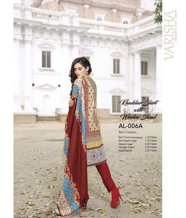 Varisha Embroidered Winter Collection - AL-006A