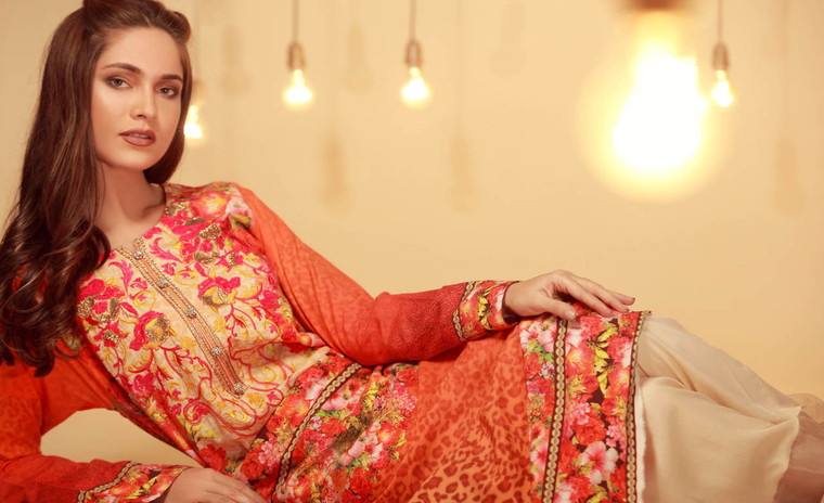 Reeva Embroidered Modal Winter Collection Design 6