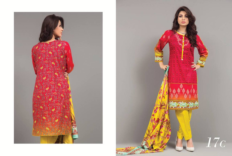 Monsoon Lawn by Al Zohaib 2017 Design 17C