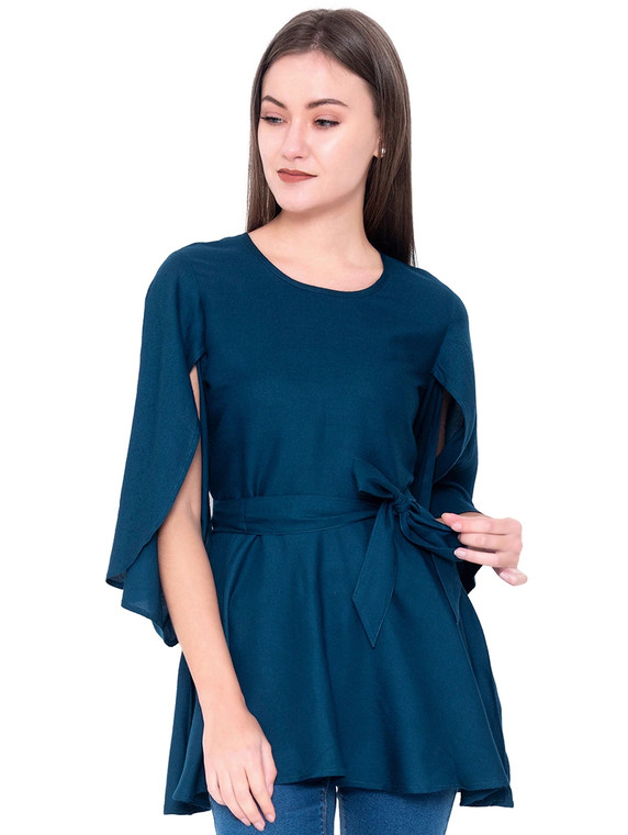 Women's Self Tie Top by Groove - GRWTP10