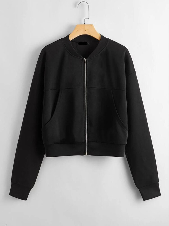 Fifth Avenue Pocket Detail Bomber Jacket FA21W24