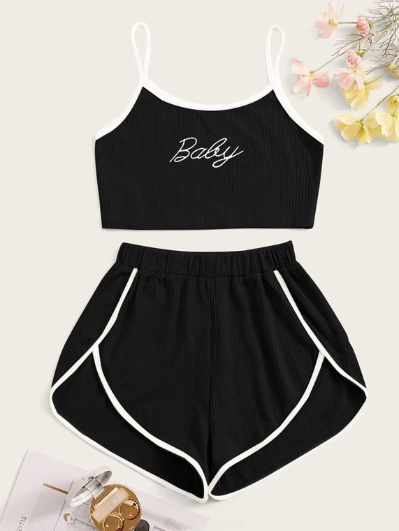Fifth Avenue Women's WSNS65 Top and Shorts Set