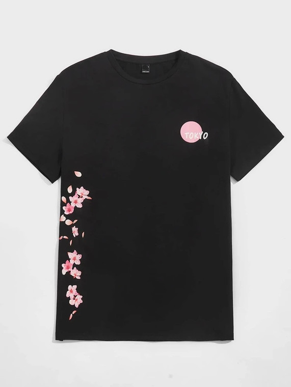 Fifth Avenue Tokyo Printed MIFT48 T-Shirt - Black