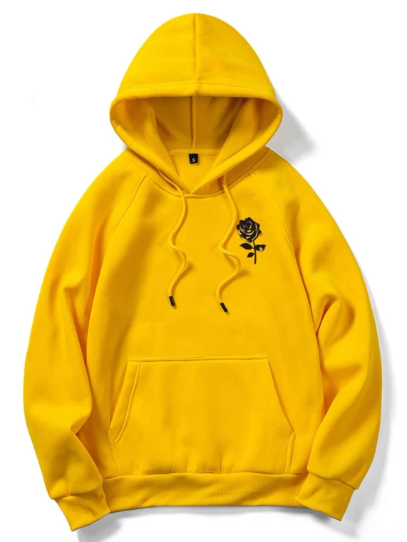 Fifth Avenue Printed Hoodie MIFT284 - Yellow