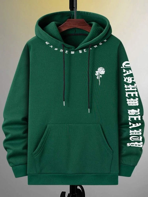 Fifth Avenue Printed Hoodie MIFT319 - Green