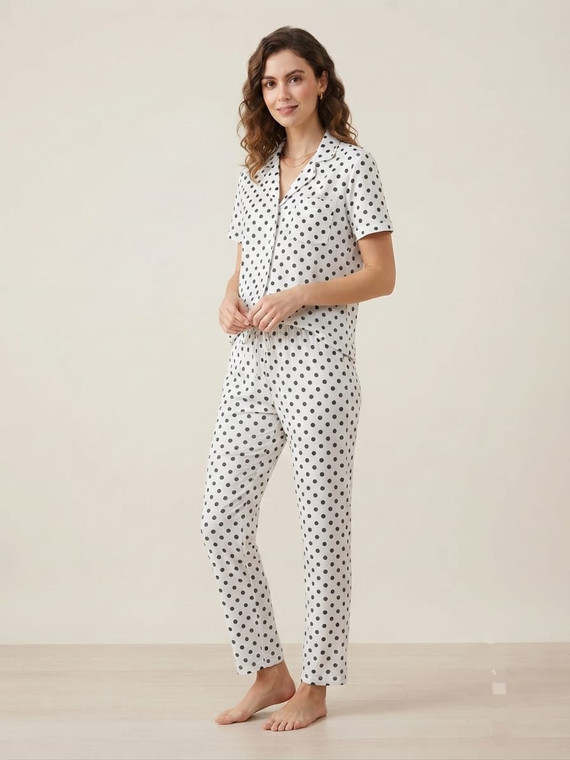 Women's 2 Piece Night Wear Co Ord Set - WNCS227