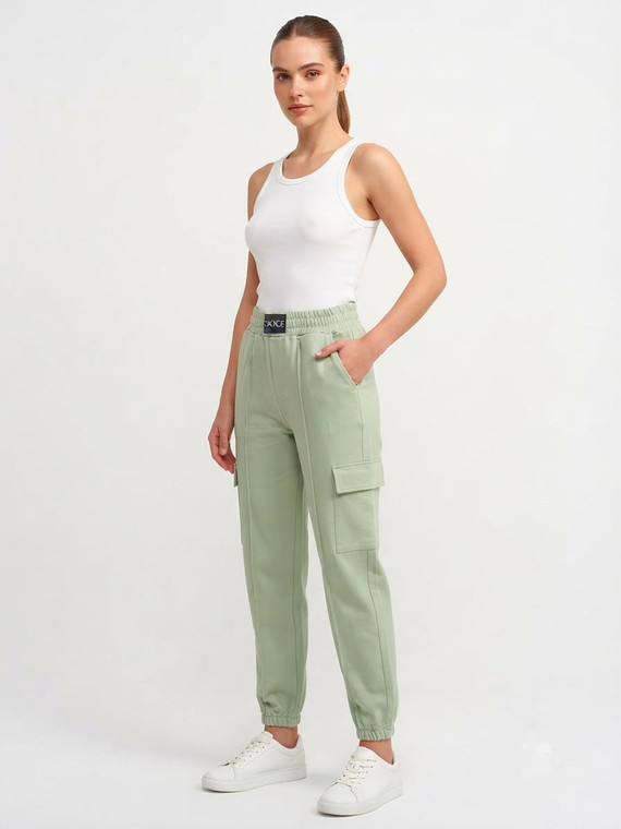 Women's Cargo Pocket Detail Jogger Pants - MWJP177