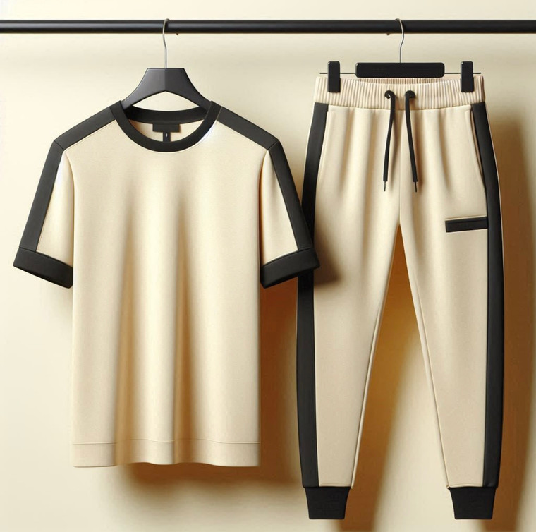Palm Street Mens Color Block Jogger Pants Co Ord Set PSCPTSP1