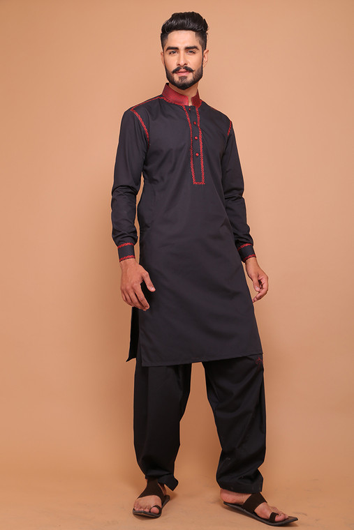 Delicate Designer Wear Shalwar Kameez by Fahad & Mustafa