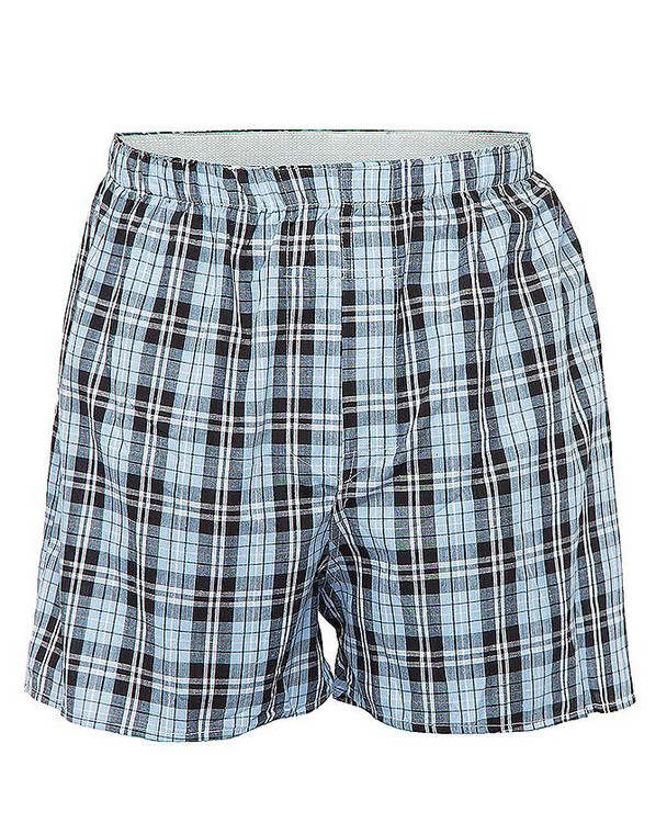 Cotton Checkered Boxer Shorts by Tee Tall
