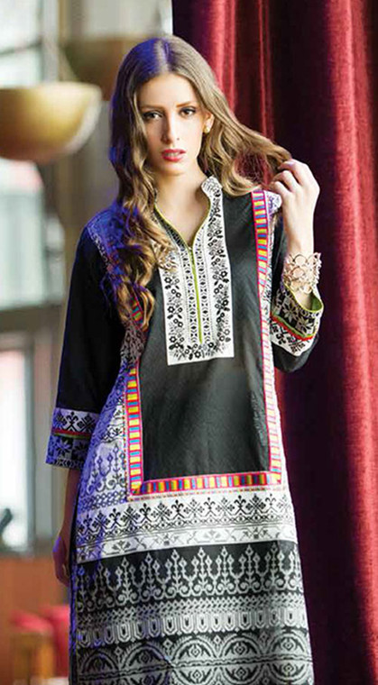Orient Textile Exclusive Embroidered Kurti Design OTEC-8
