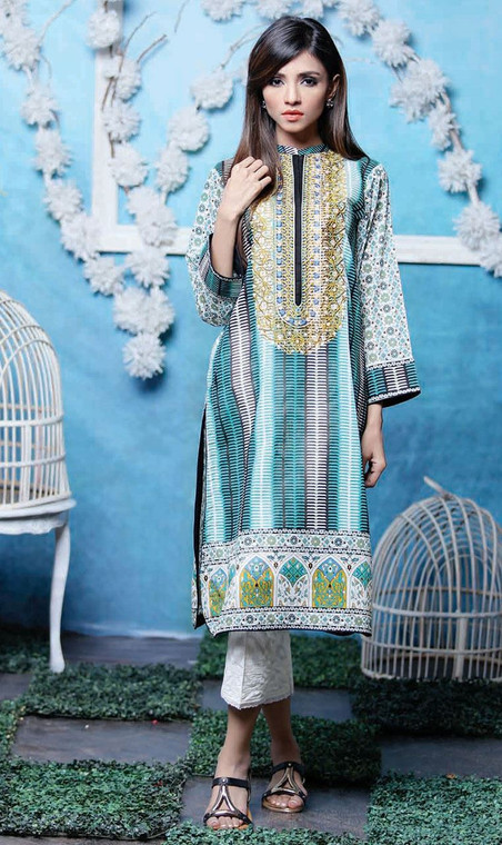 Orient Kurti Embroidered Design 16-004-C