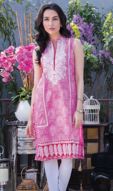 Orient Kurti Embroidered Pasteles Design 16-013-C