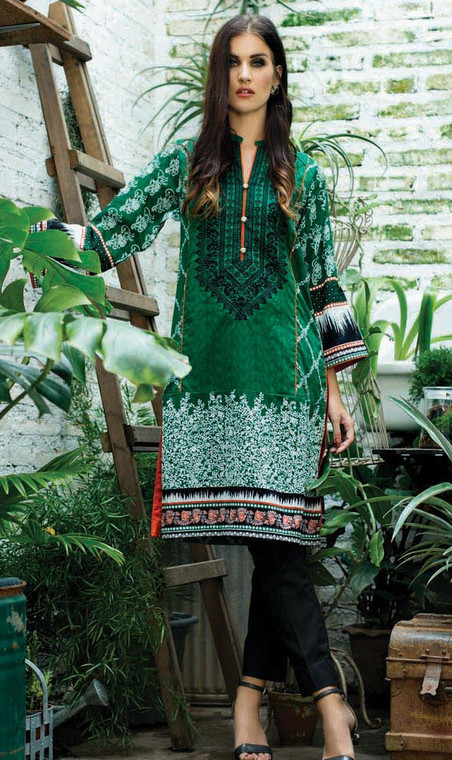 Orient Net Lawn Kurti Embroidered Design 16-009-C