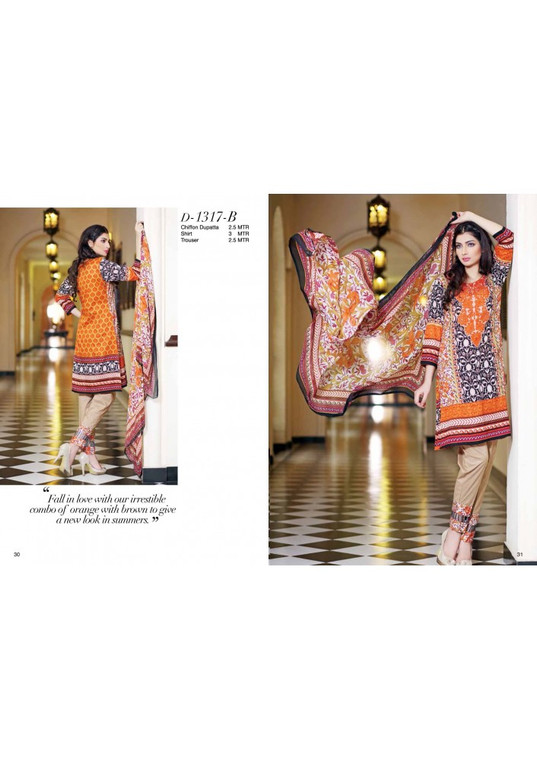 Gloria Exclusive Lawn Collection Design 1317-B