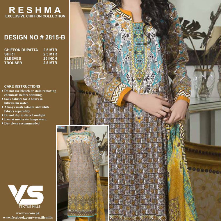 Reshma Exclusive Chiffon Collection Design 2815B