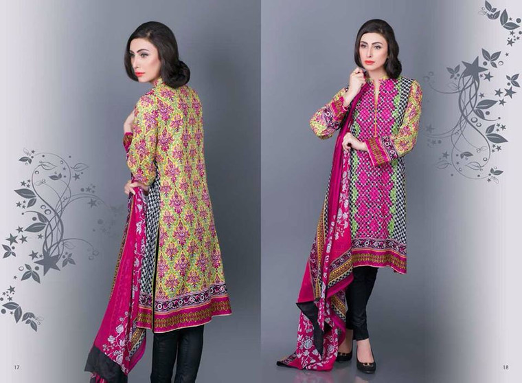 Noor Jahan Embroidered Lawn Collection Vol 1 2016 Design D-105/16