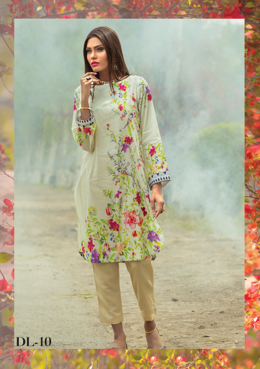 Al Karam Summer Fantasy Digital Lawn Design DL-10