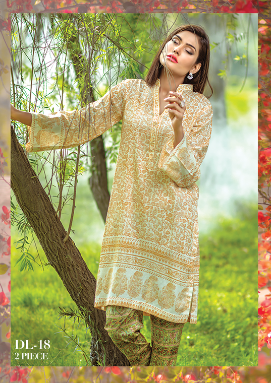Al Karam Summer Fantasy Digital Lawn Design DL-18