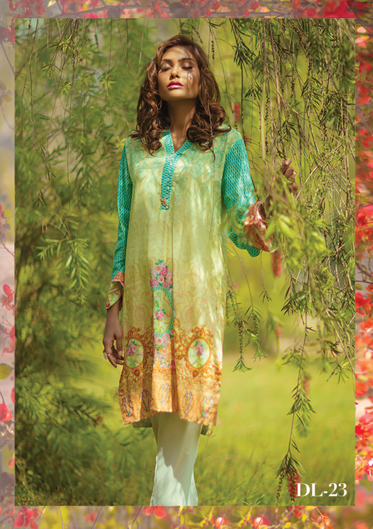 Al Karam Summer Fantasy Digital Lawn Design DL-23