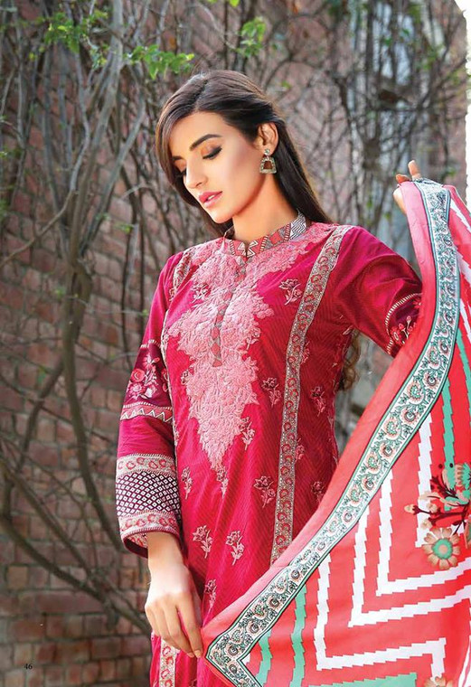 Riwaj Designer Embroidered Lawn 2016 by Shariq Textiles Design 04B