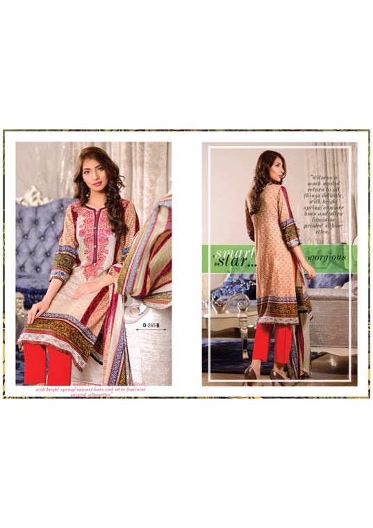 Rashid Summer Classic Lawn Vol 3 245-B