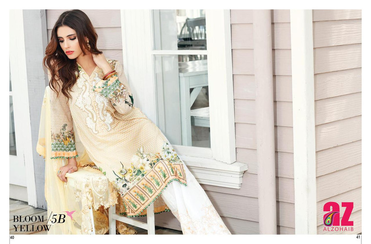 Tena Durrani Luxury Bloom Yellow (5B)