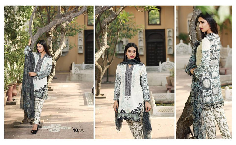 Rajbari Festive Lawn Collection Design 10A
