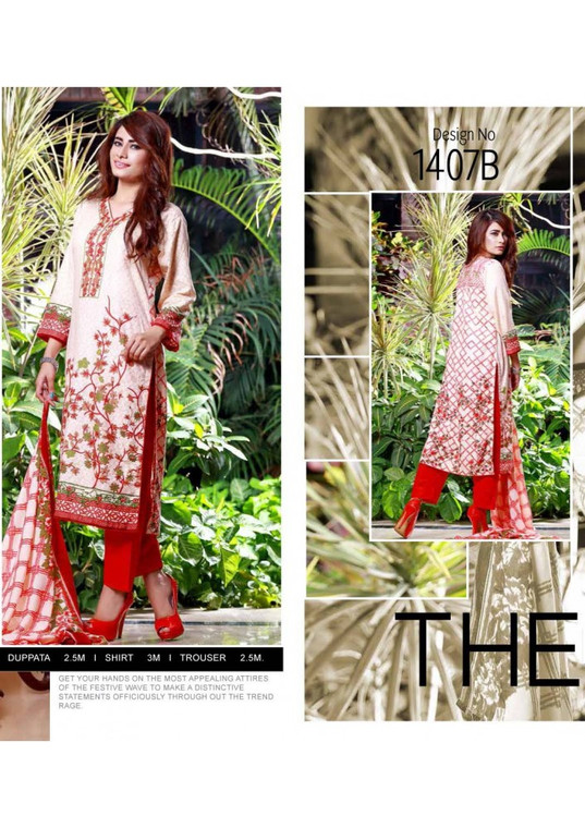 Gloria Khaddar Vol 1 2016 - Design 1407-B