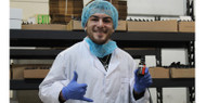 Jose Torres Visits the Receptra Naturals Laboratory