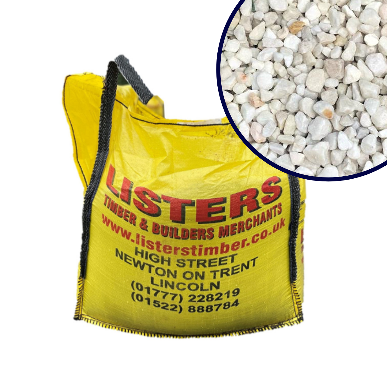 Decorative Aggregates Polar White Listers Timber