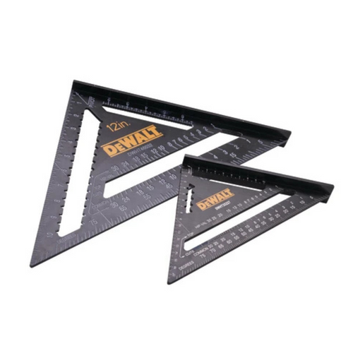 DEWALT TRAFTER SQUARE TWIN PACK 7 + 12IN DEWALT TRAFTER SQUARE TWIN PACK 7 + 12IN