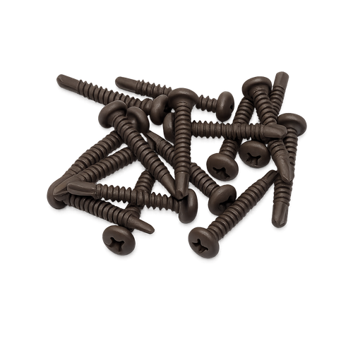 VISTA® SELF DRILLING SCREW - BAG 16 | 4X28MM SEPIA BROWN