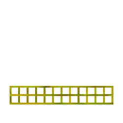 HEAVY DUTY SQUARE TRELLIS 6' X 1' TAN GREEN
