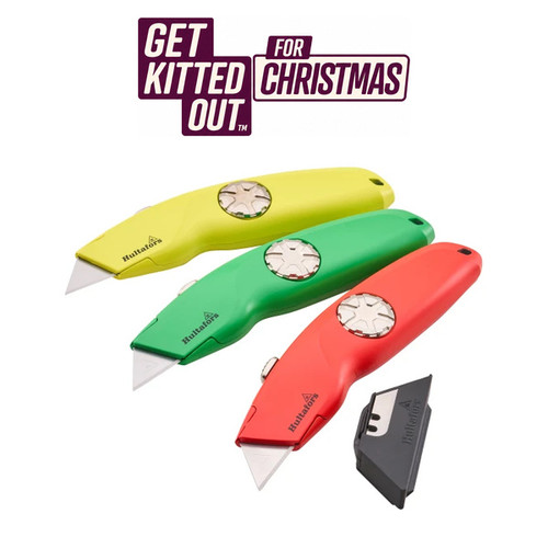 H/FORS HI-VIS TRIMMING KNIFE & 10 BLADES