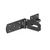 GATEMATE 8" HEAVY HASP & STAPLE BLACK