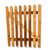 PICKET GATE 4FT HIGH TANATONE(BROWN)