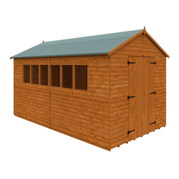 sheds-log-cabins-apex-roof-sheds-loglap-workshop-listers-timber