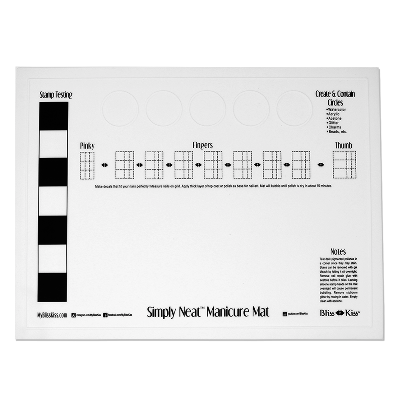 silicone painting mat with cup grids