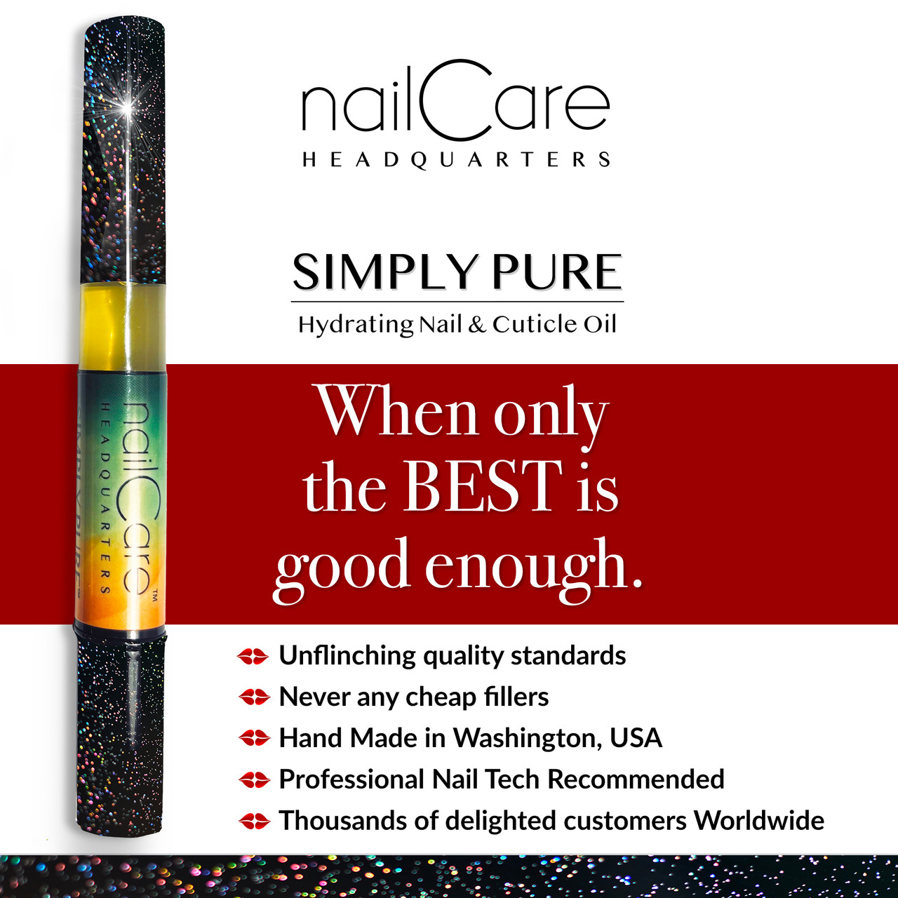 HOLO Twist Simply Pure™ Nail Oil Pen - 2ml Travel Sized